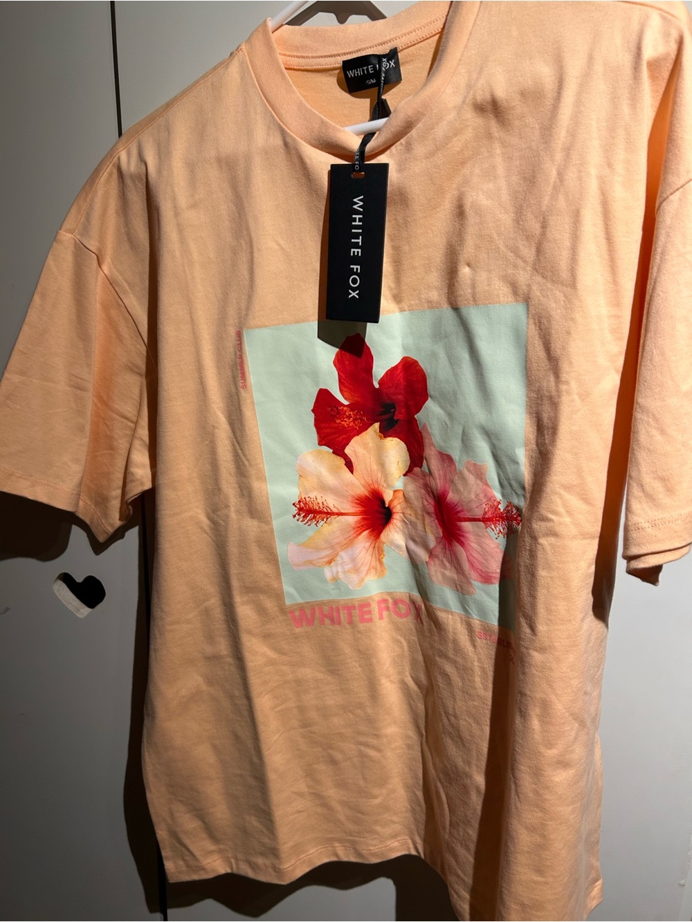White Fox In With The New Oversized Tee